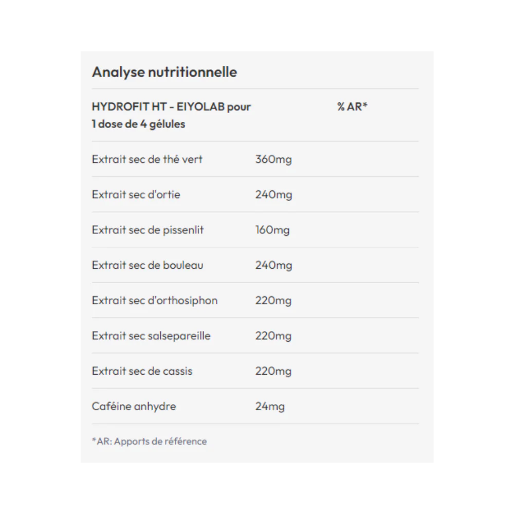 Hydrofit - 120 gélules | Eiyolab – Image 2