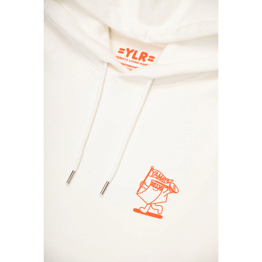 YAMATO "Hart" Hoodie - White – Image 3