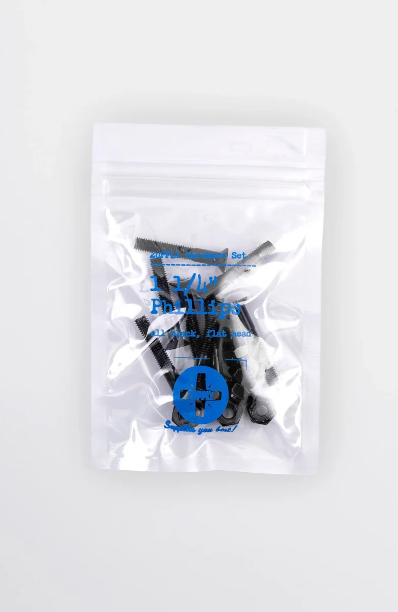 1 1/4" Montageset - Kreuz, all black