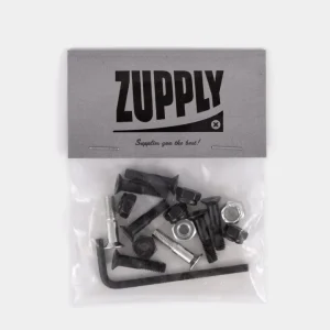 7/8" Montageset - Innensechskant, black/silver